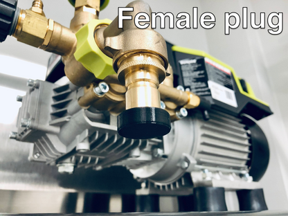 DribbleStopper Plug for Pressure Washer & Garden Hose Quick Disconnect Fittings