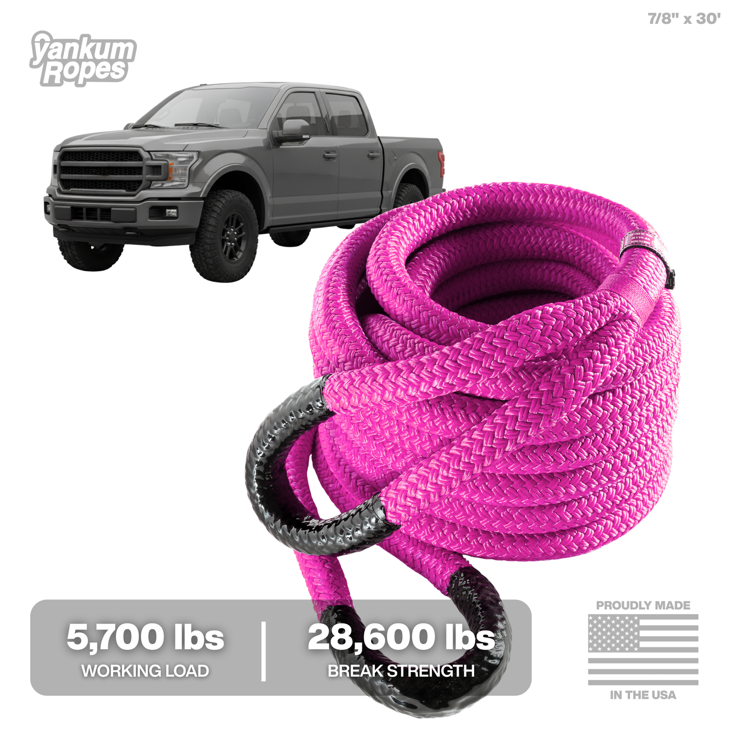 7/8" Kinetic Recovery Rope "Python"