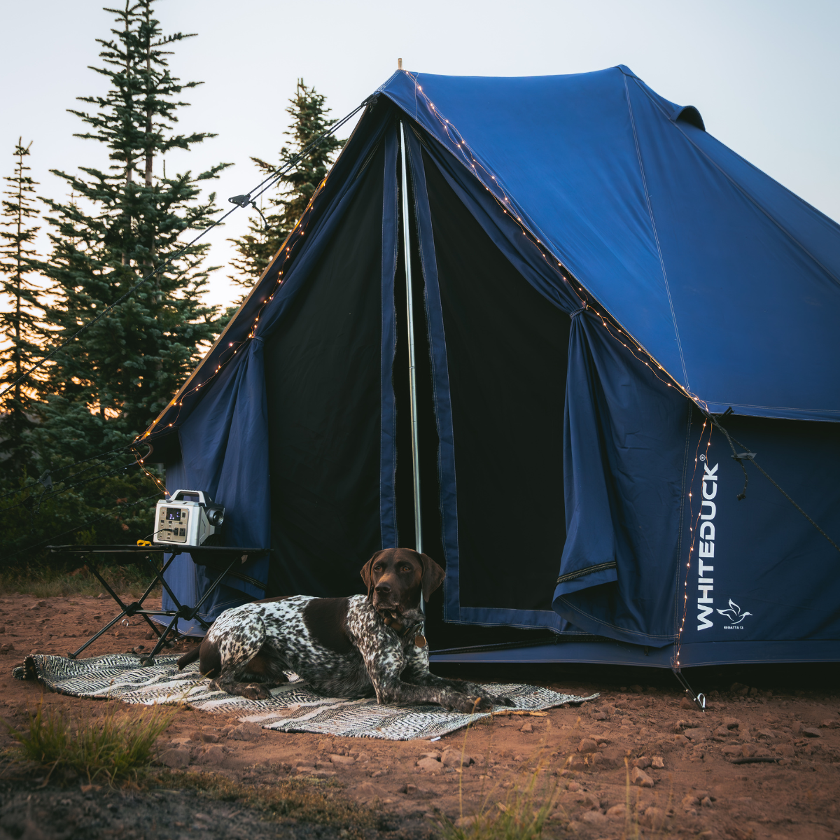 20' Regatta Bell Tent - Sapphire Blue