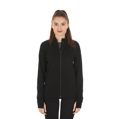 Women's Heavyweight Wool Full-Zip Sweater Top - 100% Merino Wool