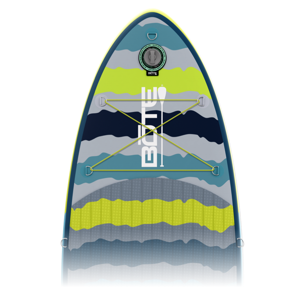 BOTE FlowRider Aero 8&#39; Native Rips Hybrid Inflatable Paddle Board