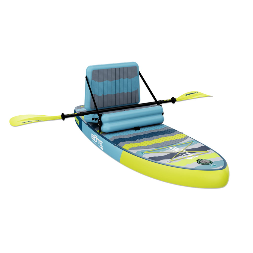 BOTE FlowRider Aero 8&#39; Native Rips Hybrid Inflatable Paddle Board