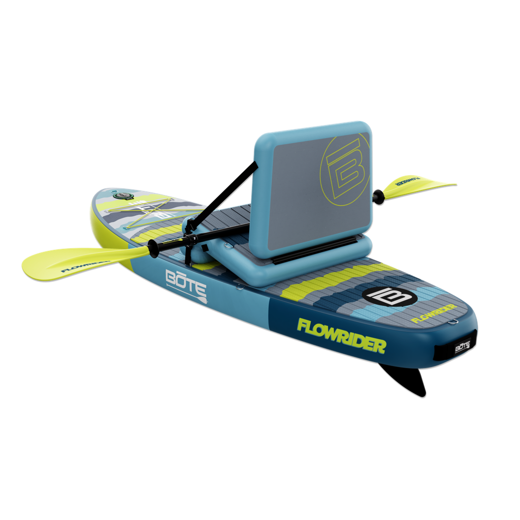 BOTE FlowRider Aero 8&#39; Native Rips Hybrid Inflatable Paddle Board