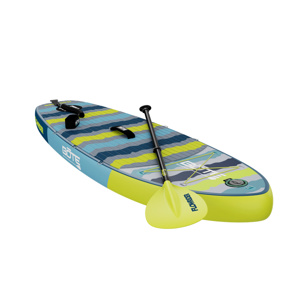 BOTE FlowRider Aero 8&#39; Native Rips Hybrid Inflatable Paddle Board