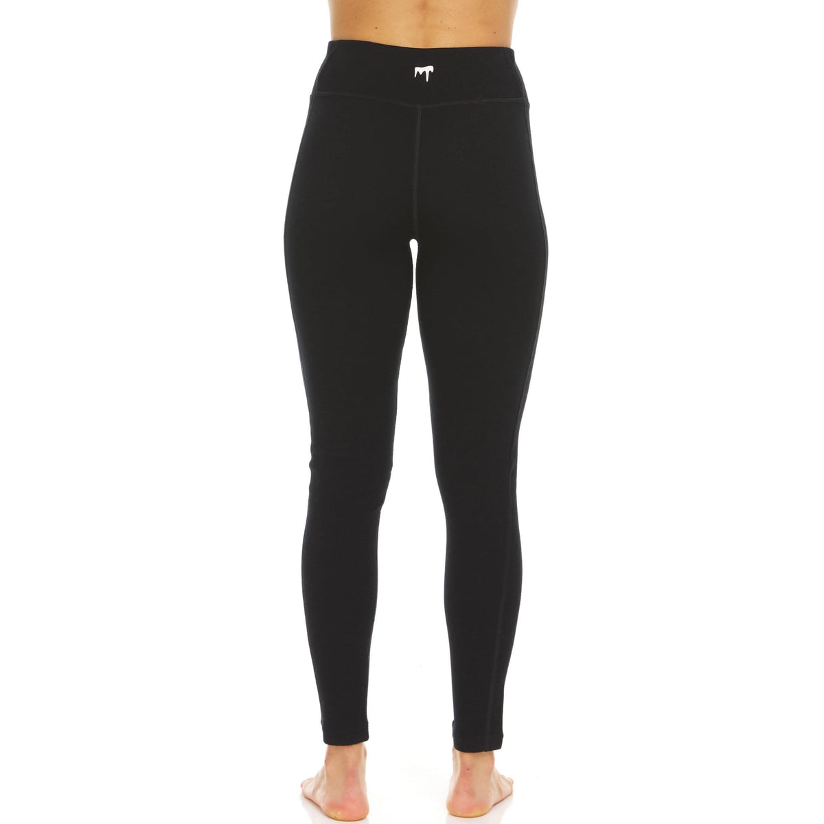 Women's Heavyweight Wool Leggings With Pockets Thermal Base Layer Bottom - 100% Merino Wool