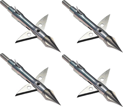 ZEUS BROADHEADS (4 PACK)-COMES WITH BOTH 100/125 GR TIPS