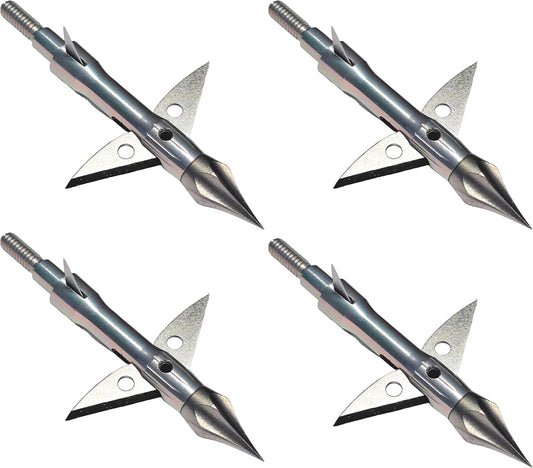 ZEUS BROADHEADS (4 PACK)-COMES WITH BOTH 100/125 GR TIPS