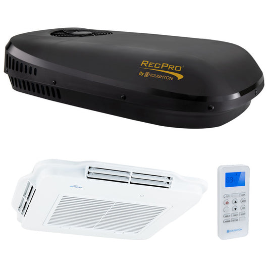 *Scratch & Dent* 48V Air Conditioner for RV - 13.5K Low Profile AC Unit with Heat Pump and Remote Control Non-Ducted