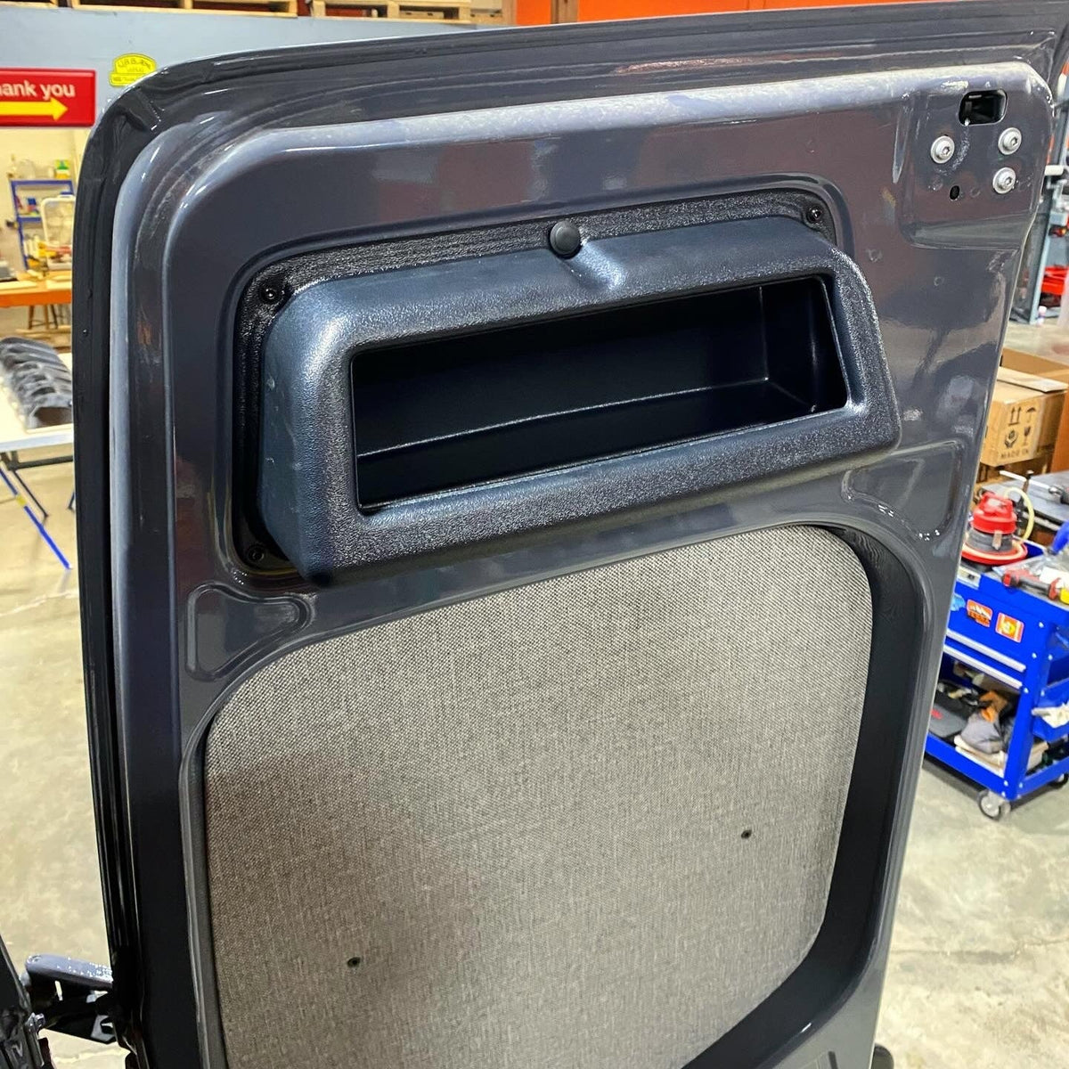 Upper Cubby Storage Bin - Sprinter Rear Door Organizer