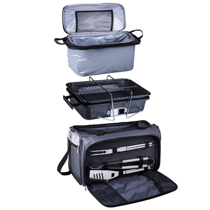 Buccaneer Portable Charcoal Grill & Cooler Tote