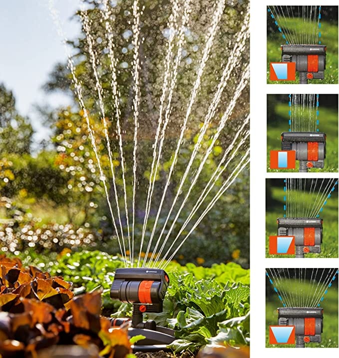 ZoomMaxx Oscillating Sprinkler On Weighted Sled Base w/Timer 2300 Sq. Ft. Coverage