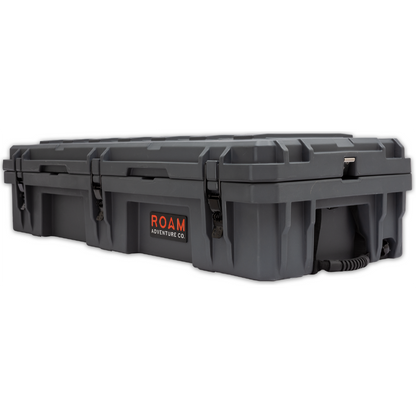 ROAM 95L Rugged Case — large low-profile durable storage box with Nylon rope handles