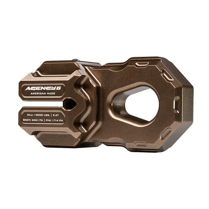 Billet Winch Shackle - Bronze