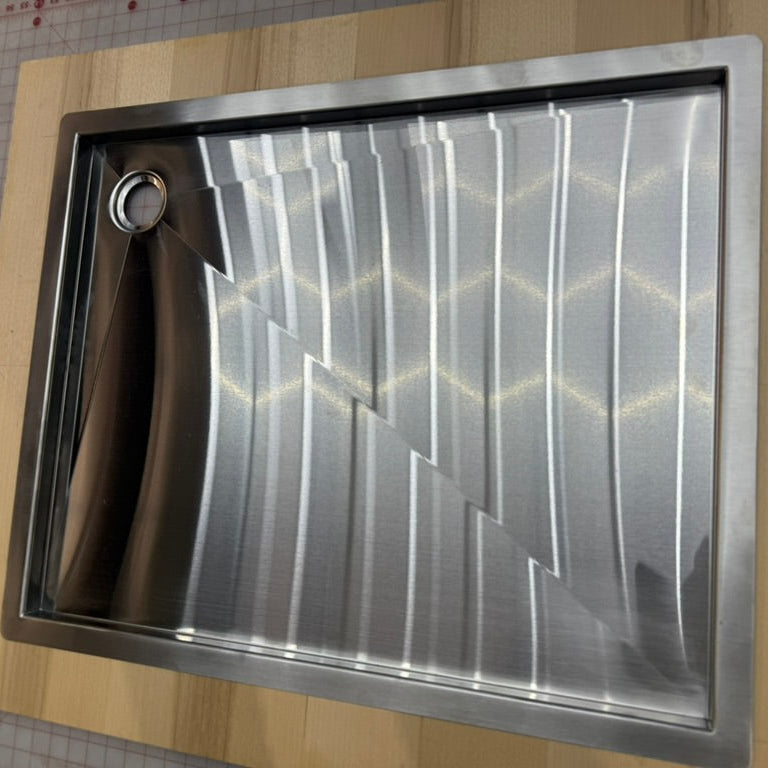 Stainless Steel In-Floor Shower Pan