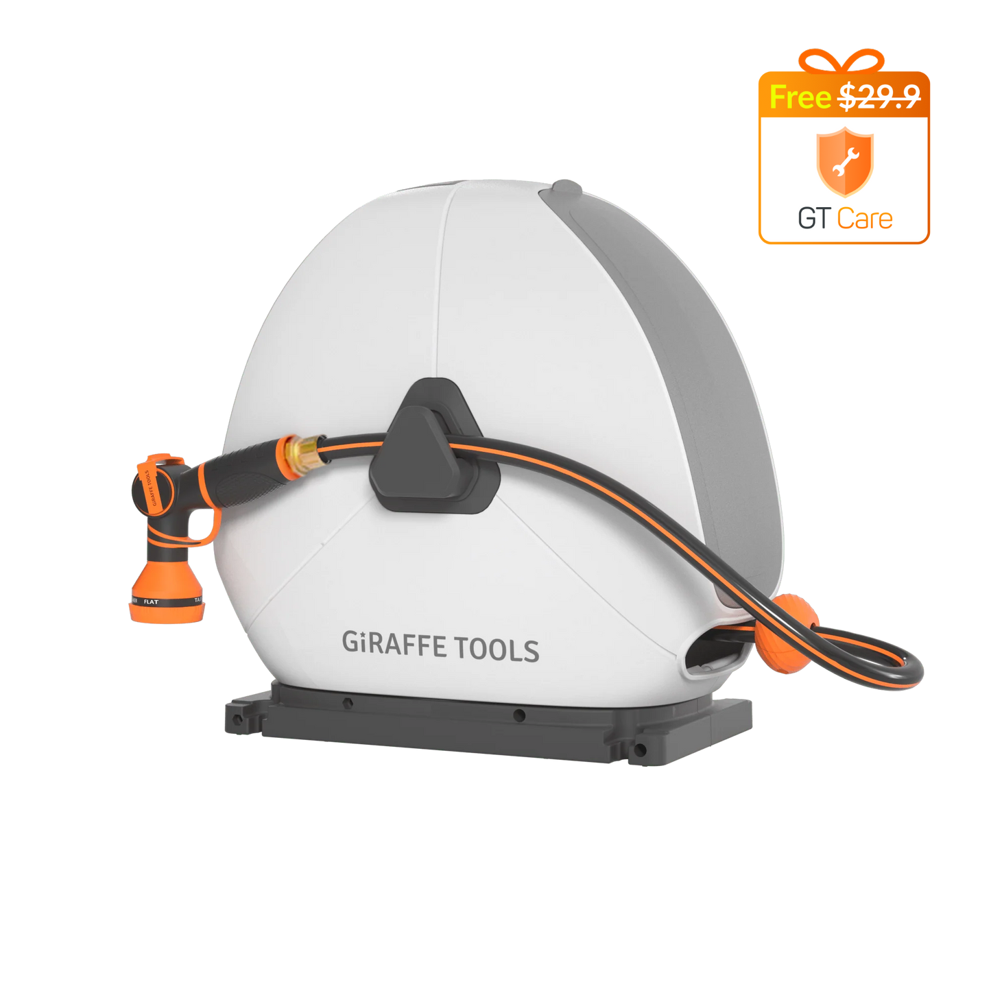 Giraffe Tools Ground-Mounted Retractable Hose Reel-1/2in-82ft