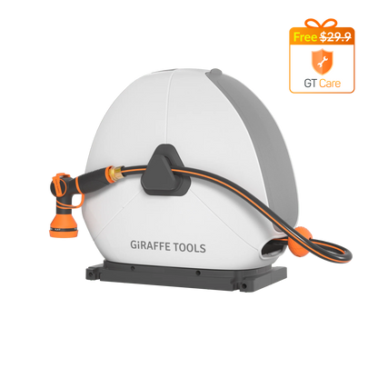 Giraffe Tools Ground-Mounted Retractable Hose Reel-1/2in-82ft