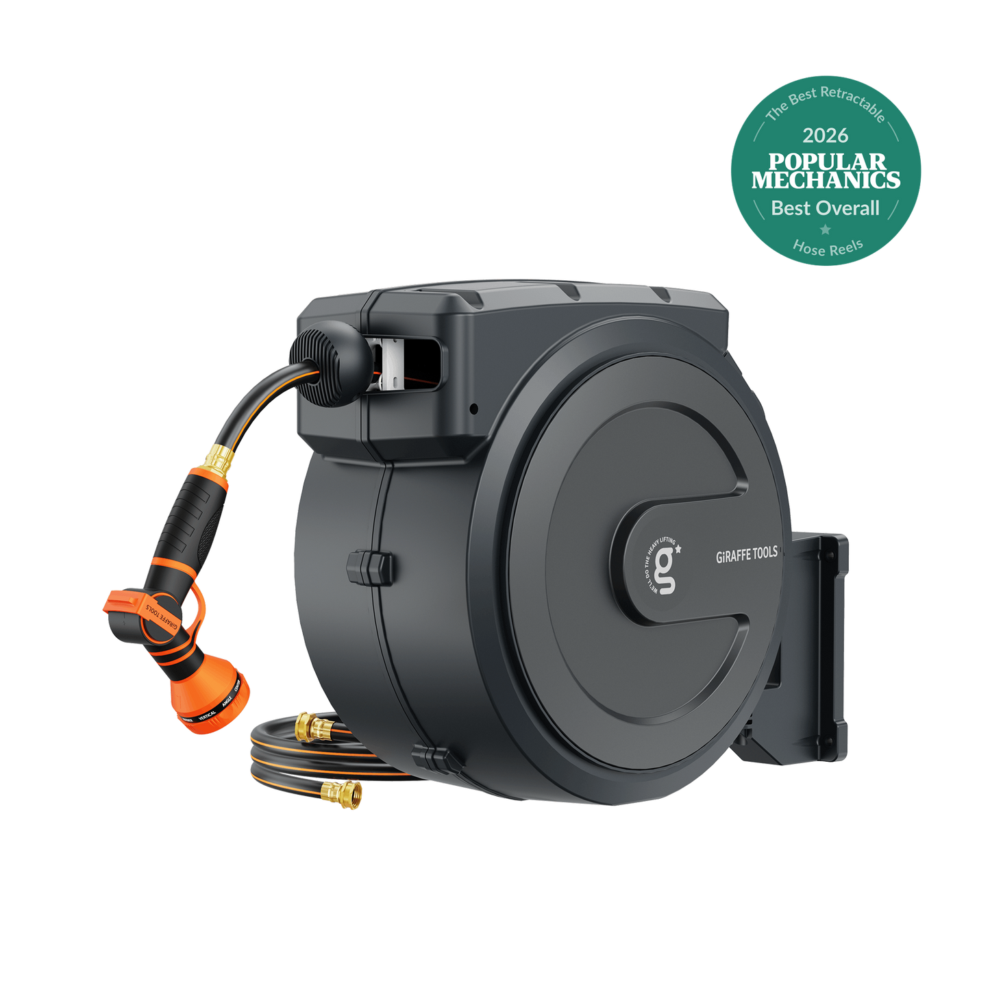 Retractable Garden Hose Reel 65ft-155ft