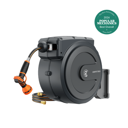 Retractable Garden Hose Reel-5/8in-90ft