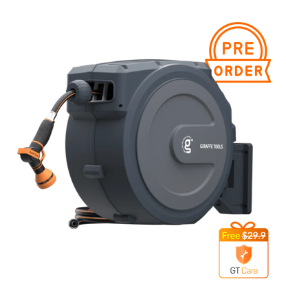 Retractable Garden Hose Reel 62ft-155ft