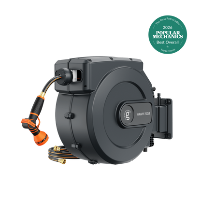 Retractable Garden Hose Reel-5/8 in-115ft