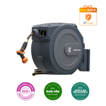 Retractable Garden Hose Reel 65ft-155ft