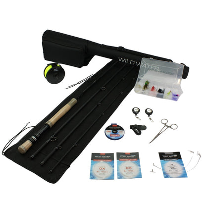 Standard Fly Fishing Kit, 7/8wt Rod | 9ft | 4piece | Wild Water Fly Fishing