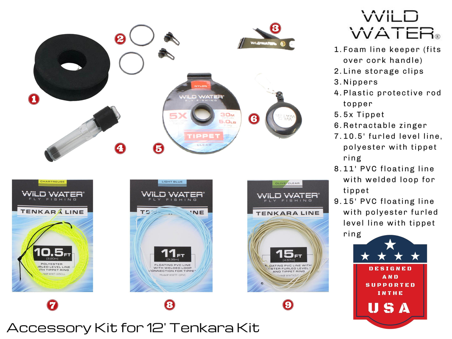 Tenkara Fly Fishing Kit, 12ft Rod | Wild Water Fly Fishing