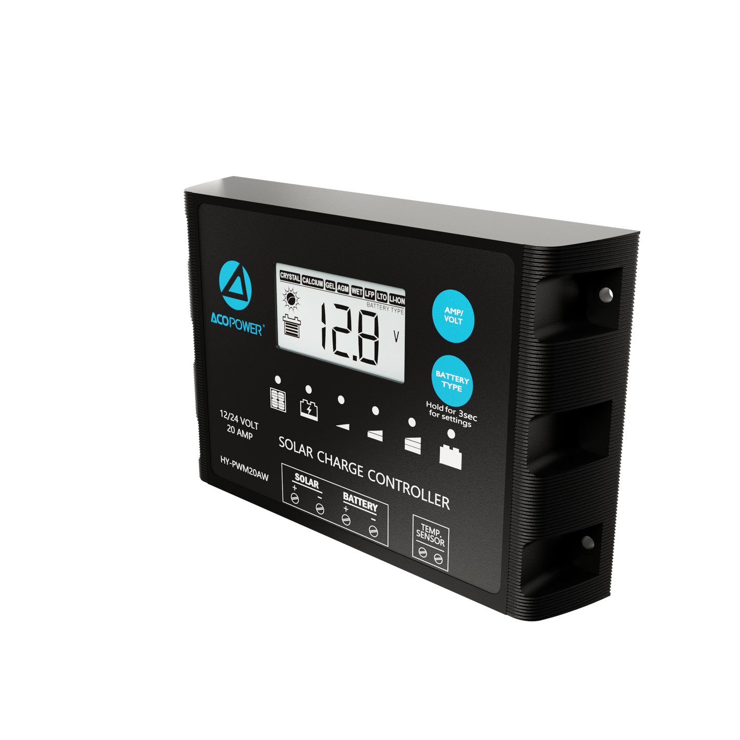 ACOPOWER ProteusX 20A PWM Charge Controller