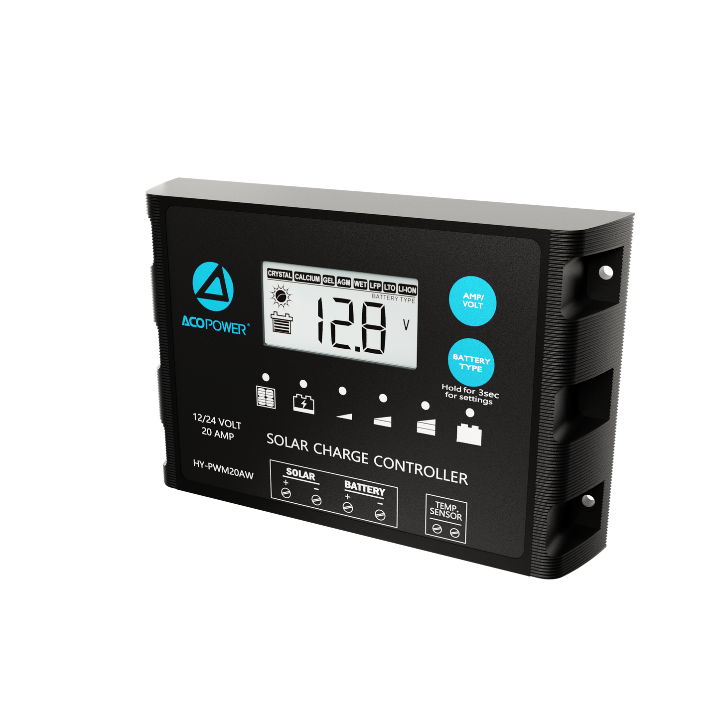 ACOPOWER ProteusX 20A PWM Charge Controller