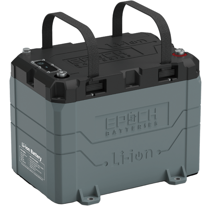 Epoch 24V 100Ah LiFePO4 Lithium Battery - Bluetooth, Heating, Waterproof