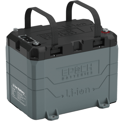 Epoch 24V 100Ah LiFePO4 Lithium Battery - Bluetooth, Heating, Waterproof