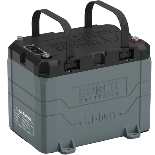 Epoch 24V 100Ah LiFePO4 Lithium Battery - Bluetooth, Heating, Waterproof