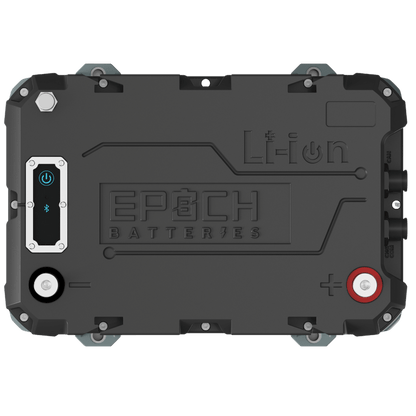 Epoch 24V 100Ah LiFePO4 Lithium Battery - Bluetooth, Heating, Waterproof