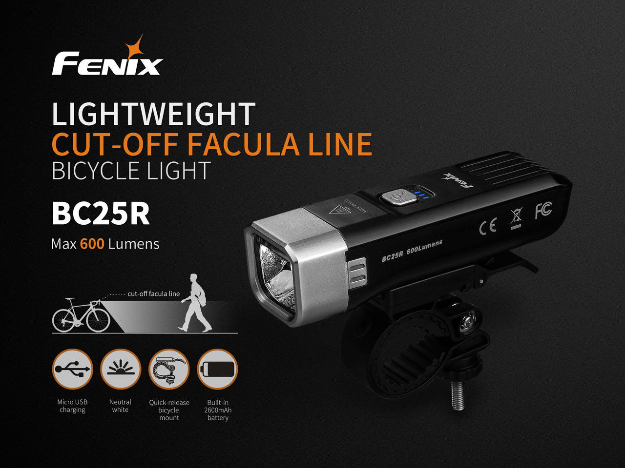 Fenix BC25R LED Bike Light