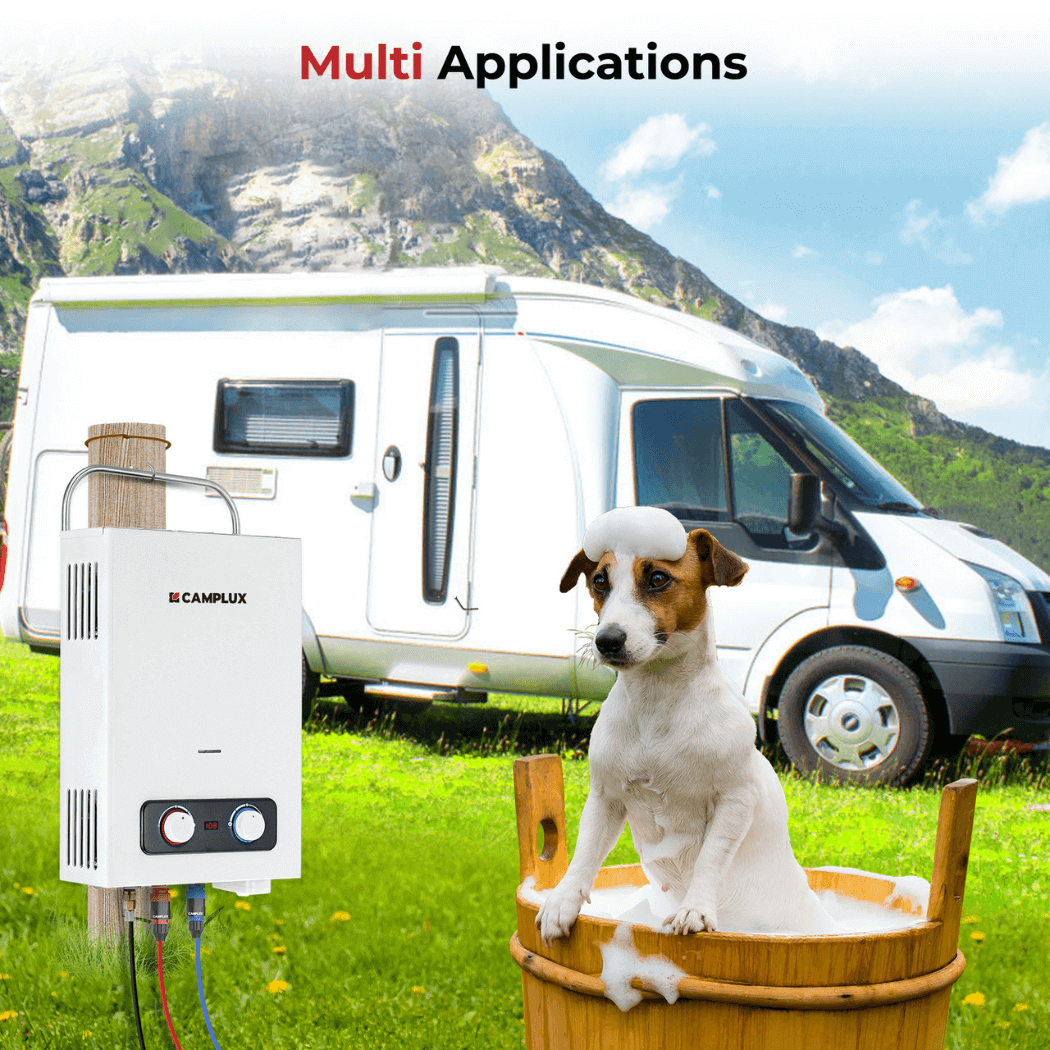 Camplux BD158 Tankless Propane Water Heater Portable