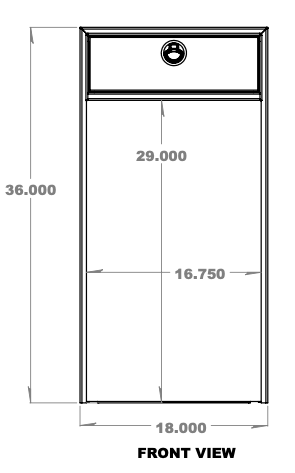 18" Fridge Base - Nova Kool