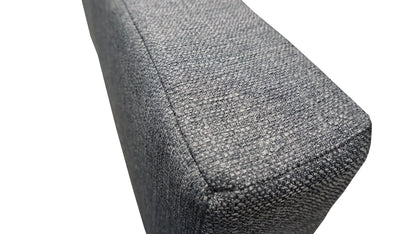 58" Loose Back Rest Triangle Cushion - Charcoal Cloth