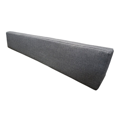 34" Loose Back Rest Triangle Cushion - Retro Graphite Tweed