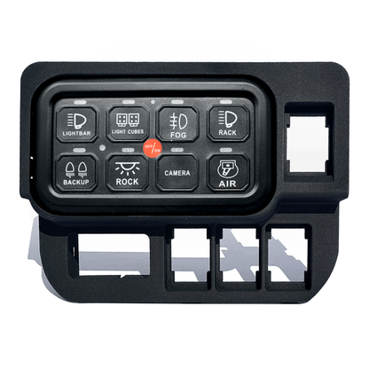 Base Switch Panel for 4 Short Switches (Tacoma Double Cab)
