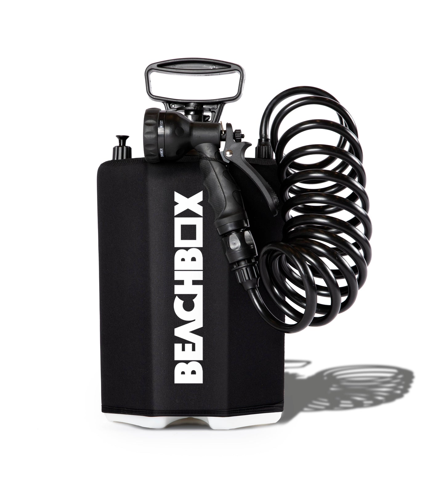 BeachBox Portable Camping Shower Tank - Black