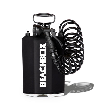 BeachBox Portable Camping Shower Tank - Black