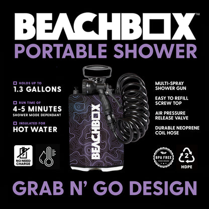 BeachBox Portable Shower Tank - 'Elevation'
