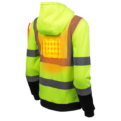 Beam Women's Workwear Heated High-Vis Hoodie