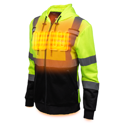 Beam Women's Workwear Heated High-Vis Hoodie