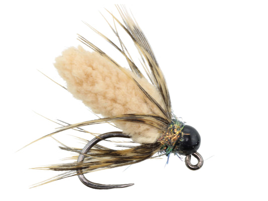 Mop Fly Jig, Size 12 | Qty. 6 | Beige | Wild Water Fly Fishing