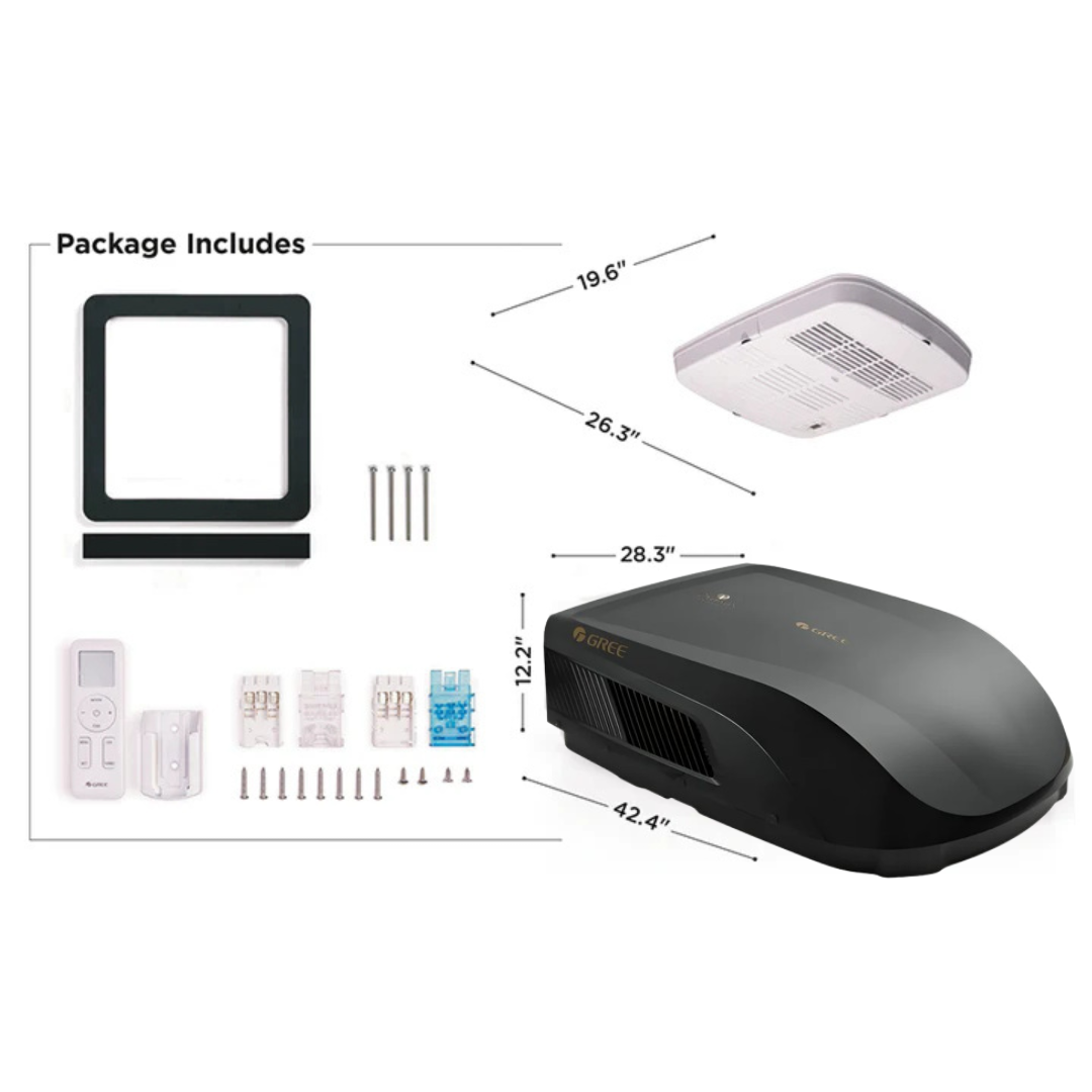 GREE Eco-Cool 15k BTU High Efficiency A/C + Heat Pump