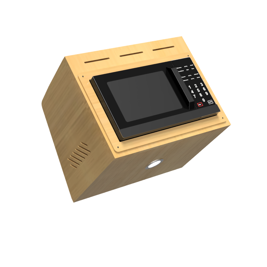 Single Microwave Cabinet for Sprinter, Transit and Promaster Vans