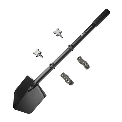 Shovel / Mount Combo - Black LONG Shovel / Grey UMD with Knobs