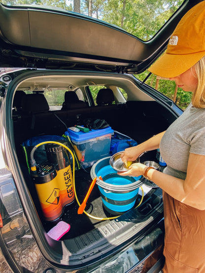 Geyser Camp Shower System