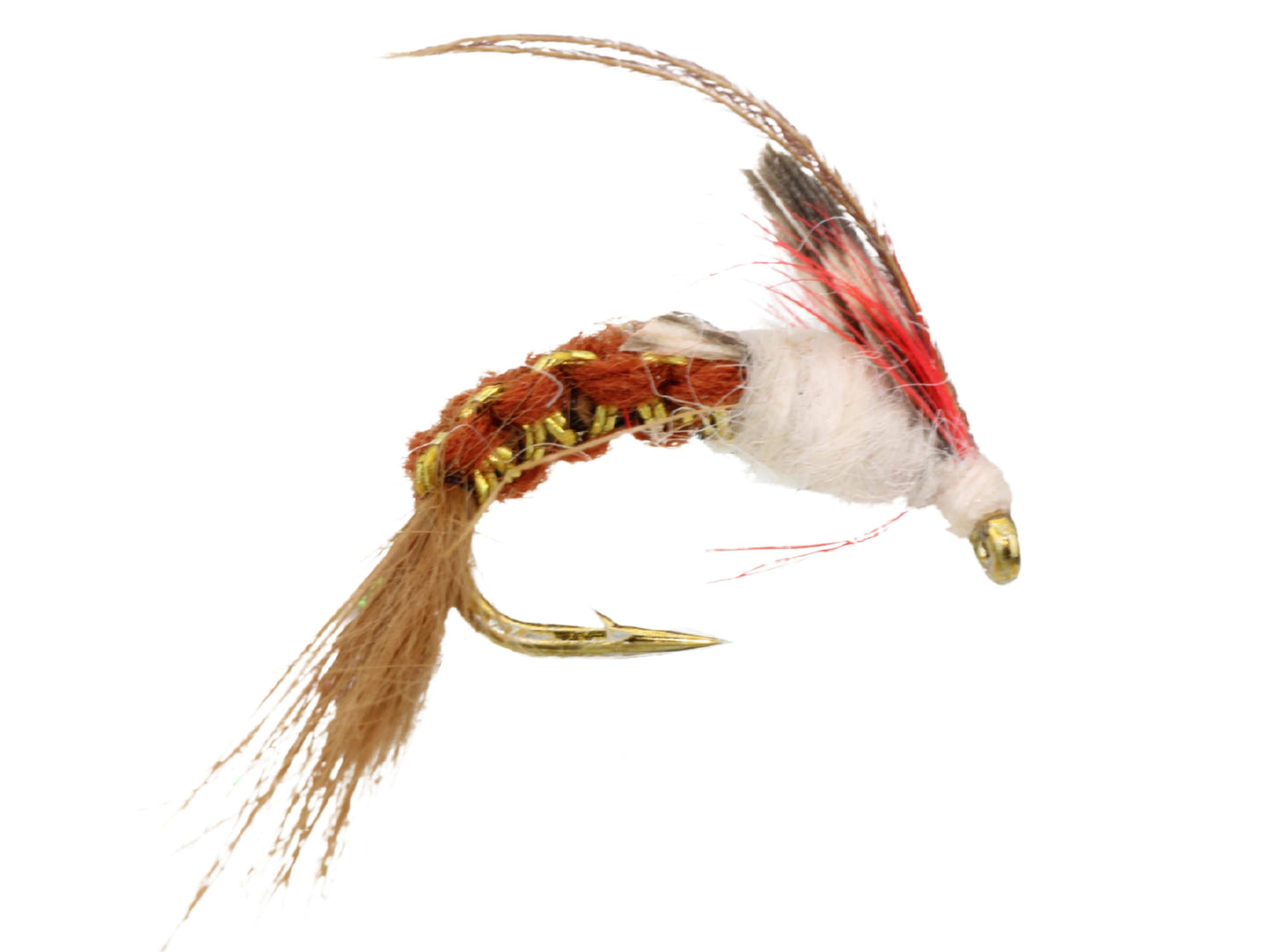 Woven Caddis, Size 10 | Brown | Qty. 6 | Wild Water Fly Fishing